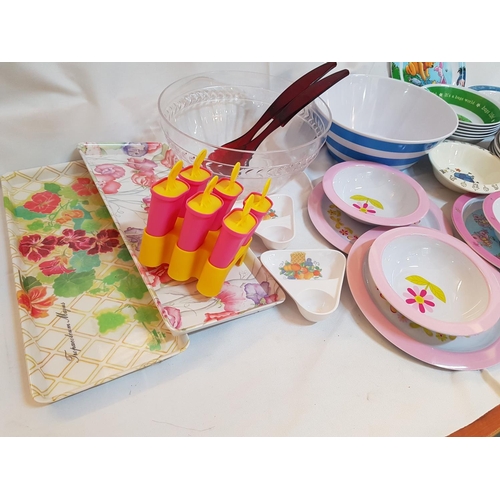 234 - Pic Nic Dishes, Plastic Plates, Bowls Trays etc in Various of Shapes and Pattern