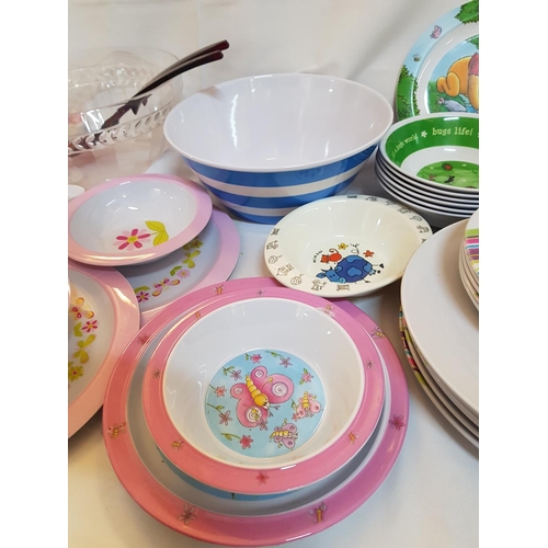 234 - Pic Nic Dishes, Plastic Plates, Bowls Trays etc in Various of Shapes and Pattern