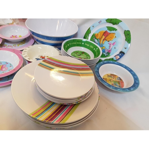 234 - Pic Nic Dishes, Plastic Plates, Bowls Trays etc in Various of Shapes and Pattern