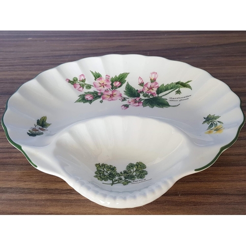 464 - Royal Worcester Fine Porcelain Snack Dish (Approx 28 x 29cm)