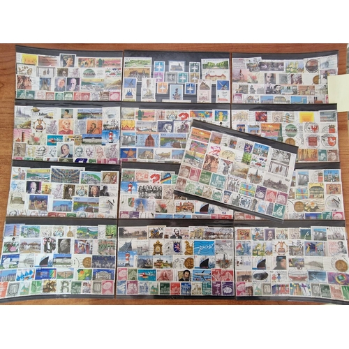 207 - Collection of Assorted Stamps, Mostly German, on 13 x Stock Cards