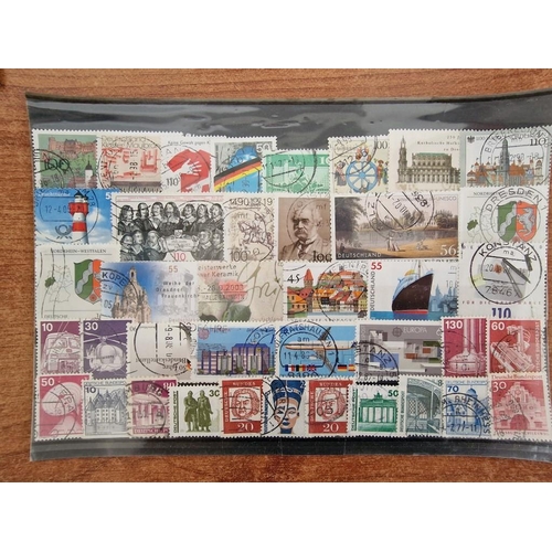 207 - Collection of Assorted Stamps, Mostly German, on 13 x Stock Cards