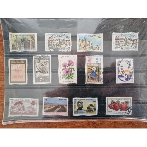 208 - Collection of Assorted World Stamps, on 8 x Stock Cards