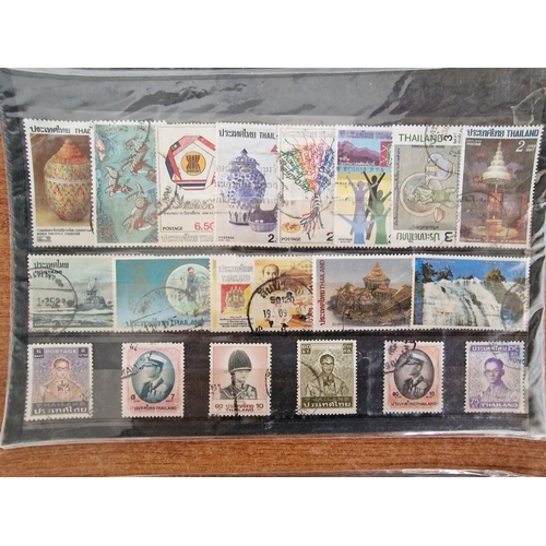 208 - Collection of Assorted World Stamps, on 8 x Stock Cards