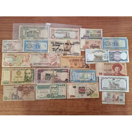 213 - Collection of Approx. 22 x Assorted World Bank Notes