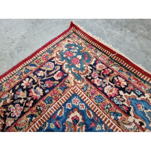 183 - Hand Woven Kirman Persian Carpet, (Approx. 3m x 2m), with Bold Floral Designed Medallion with Decora... 