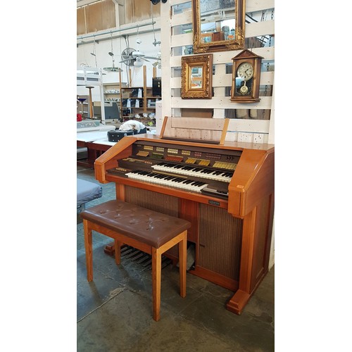 133 - GEM MOD G120 Electric Organ with Stool (Untested)