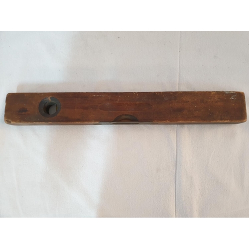 163 - Vintage J. Rabone & Sons Spirit Level Warranted (Correct Spirit Level Birmingham, Made in England)