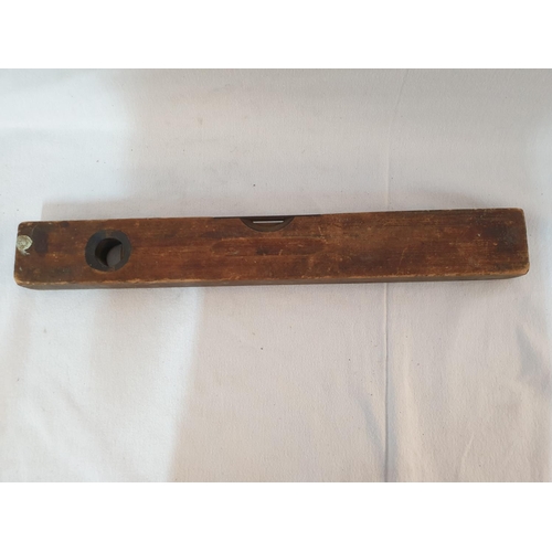 163 - Vintage J. Rabone & Sons Spirit Level Warranted (Correct Spirit Level Birmingham, Made in England)