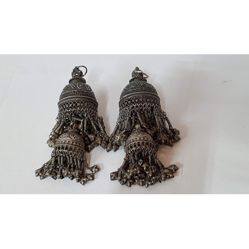 165 - Part of Oriental Silver (700) Ornaments (Perhaps Turkish) Total Weight 137gr