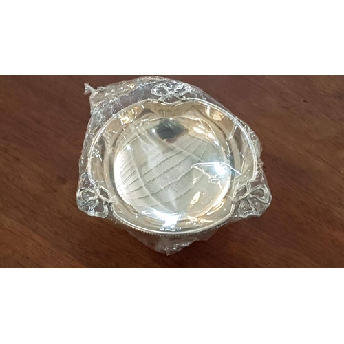 190 - Vintage Style Silver (.830) Bon Bon Bowl Decorated with Legs and Bows (Ø10cm x H:4cm) Total Weight 8... 