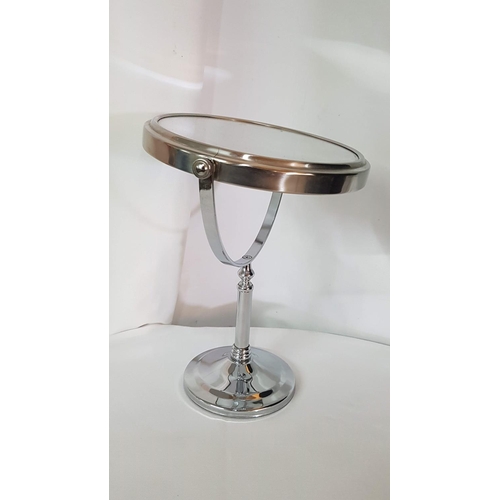 255 - Rotation Double Sided Magnifying Make Up Mirror (H:31cm x Ø17cm)