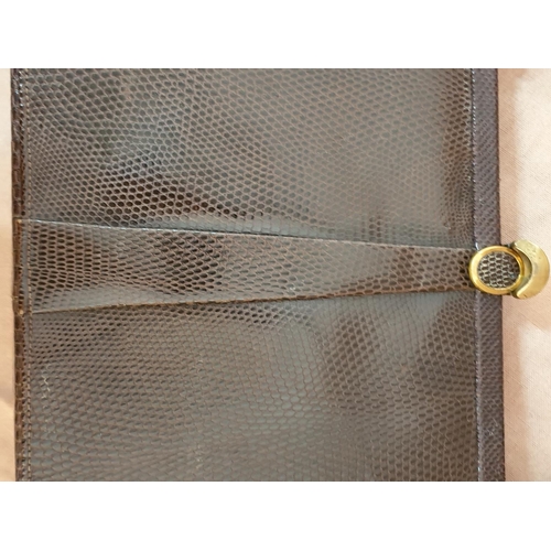 44 - Vintage (1950's) Mappin & Webb Lizard Skin Bag