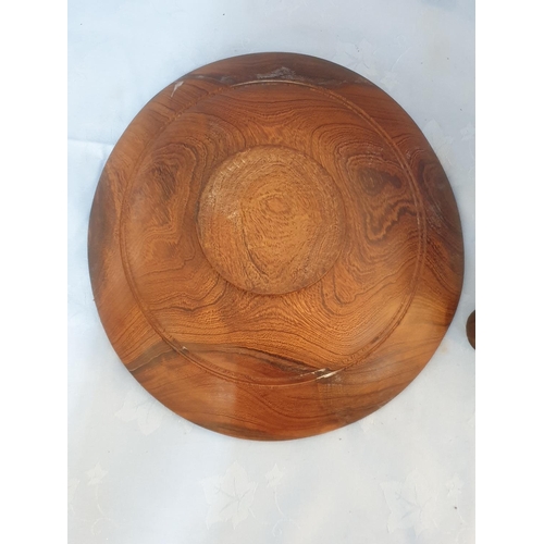 50 - Hand Made Folding Wood Bowl (Ø27cm x H:22cm)