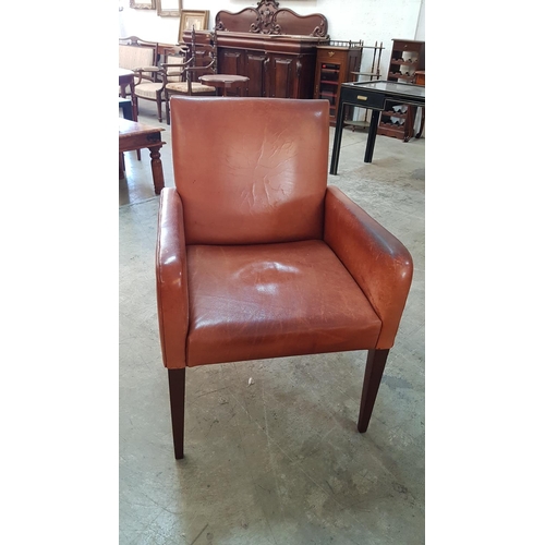 132 - Classic Leather Office Chair (A/F)