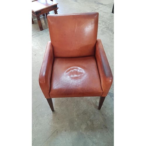 132 - Classic Leather Office Chair (A/F)