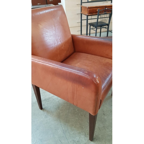 132 - Classic Leather Office Chair (A/F)