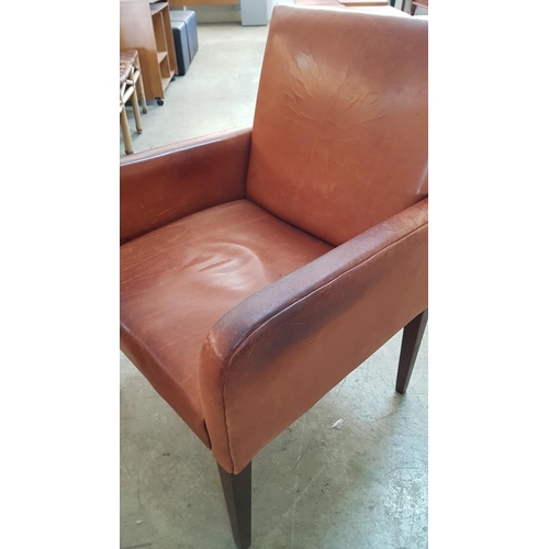 132 - Classic Leather Office Chair (A/F)