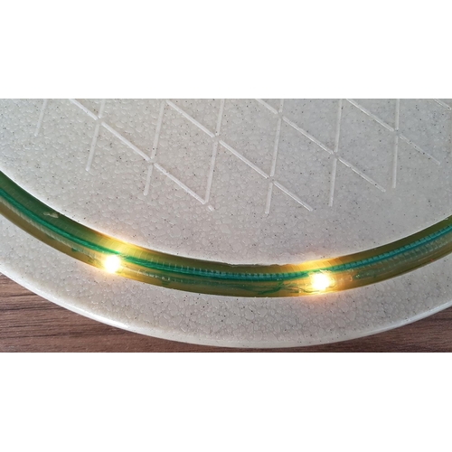 80 - Outdoor / Garden Round Panel Lights (5 x Ø40cm each), (Tested-Working when Lotted )