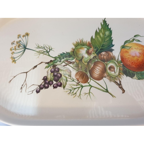 154 - Villeroy & Boch Septfontaines Oblong Porcelain Twin Handles Tray (36 x 19.5cm)