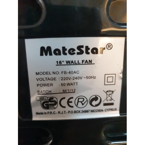 242 - Matestar Wall Mounted Fan *Working when Lotted*