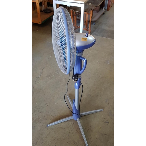 24 - Sepra Floor Standing Fan, Model VS 16-40 (Blue/Grey Colour) *Working when Lotted*