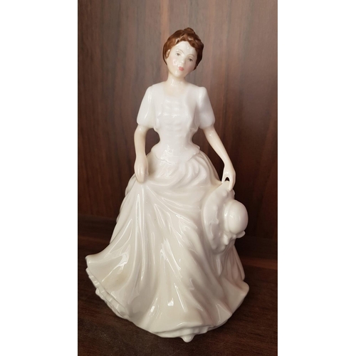 19 - Collection of Porcelain Royal Doulton Doll / Figurines inc; Julie HN2995, H:12, Affection HN2236, H:... 