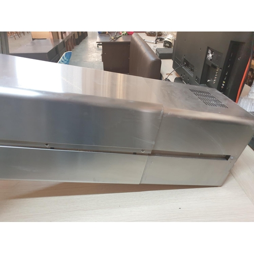 234 - Cooker Hood AEG, Electrolux D18610M (Modern / Chrome), (Un-Tested, A/F, Missing Panel)