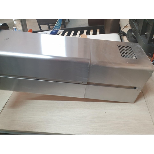 234 - Cooker Hood AEG, Electrolux D18610M (Modern / Chrome), (Un-Tested, A/F, Missing Panel)