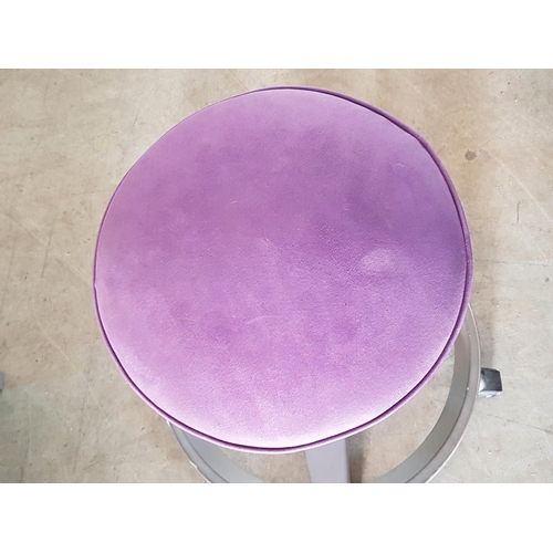 521 - Aeris Swopper Titanium Classic Purple Adjustable Orthopedic Stool