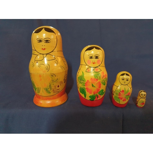 38 - 6 x Matryoshka Nesting Dolls (5x5+1x4)