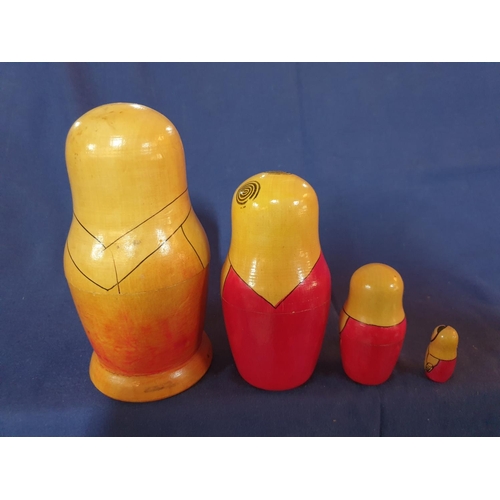 38 - 6 x Matryoshka Nesting Dolls (5x5+1x4)