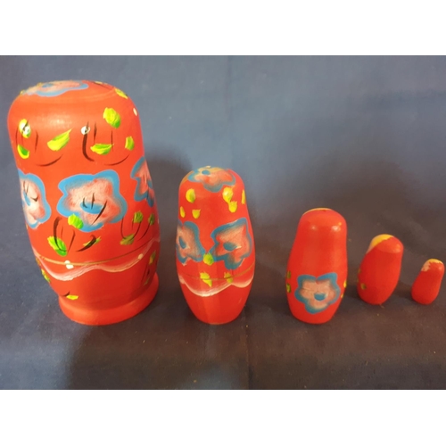 38 - 6 x Matryoshka Nesting Dolls (5x5+1x4)