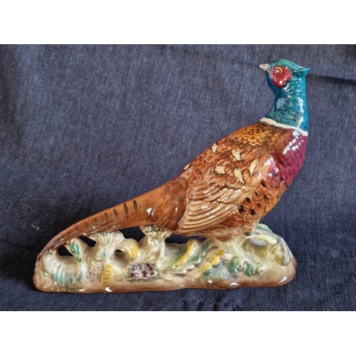 101 - Vintage Beswick Porcelain Pheasant Figurine, No. 1226, Made in England, (Approx. L: 19, H: 15cm)