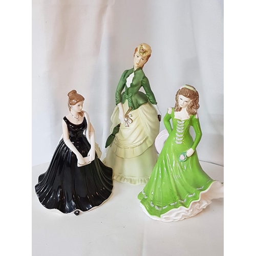 64 - Collection of Various of Brand Porcelain Dolls; Royal Worcester 