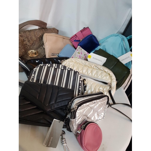 219 - Large Collection of Various Handbags, Wallets, Beauticians Bags etc in Different Stlyes, Sizes, Mate... 