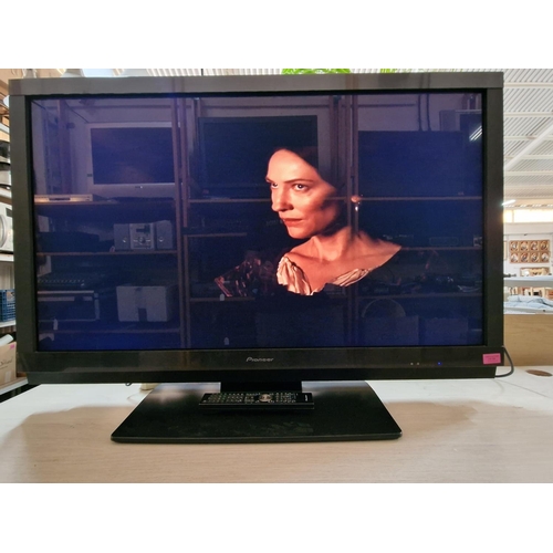 228 - Pioneer 46'' Flat Screen TV (Model; KRL-46V) with R/C, * Tested and Working with HDMI Input *