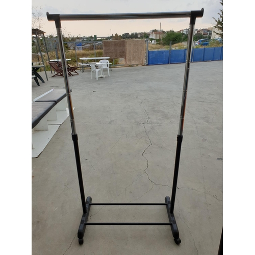 53 - Pair of Clothes Rails (1 x Single and 1 xDouble)