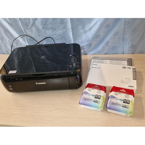 Canon Pixma MP495 All-In-One Printer, Scanner and Copier with and Spare Cartridges (untested)