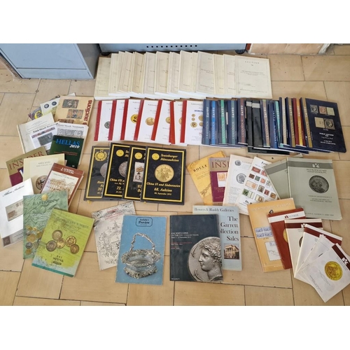 66 - Large Collection / Qty of Coin, Stamp and Bank Note Auction Catalogues (see multiple catalogue photo... 