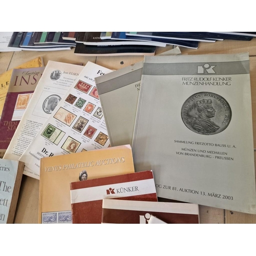 66 - Large Collection / Qty of Coin, Stamp and Bank Note Auction Catalogues (see multiple catalogue photo... 