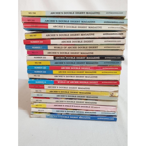 369f - Collection of 20pcs of Archies Double Digest Comic Books