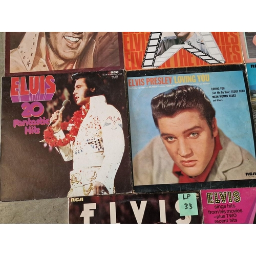 1 - Collection of 11 x Elvis Presley LP Vinyl Records, (See Multiple Catalogue Photos for Titles),