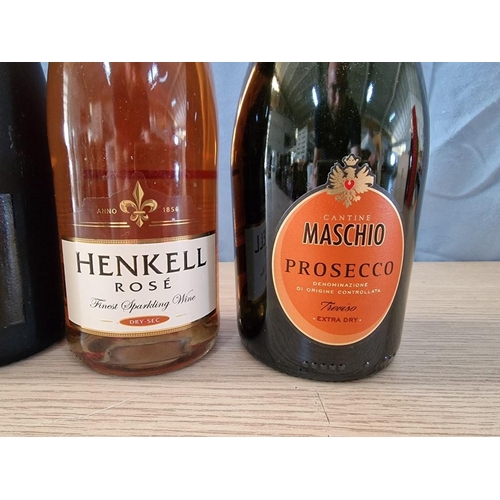 26 - 5 x Bottles of Sparkling Wines; Maschio Prosecco, Henkell Rose, Freixenet Cava and Baron De Rothberg... 