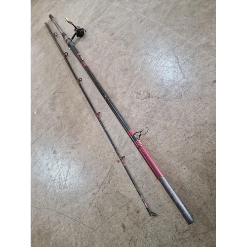 462 - 2-Piece Carbon Fishing Rod with Reel