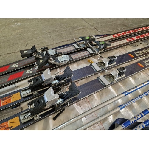 463 - Collection of Ski Equipment; 3 x Pairs of Skis, Poles and Boots with 2 x Bags, (A/F)