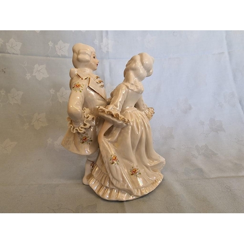 57 - Porcelain Figurine of Victorian Style Couple