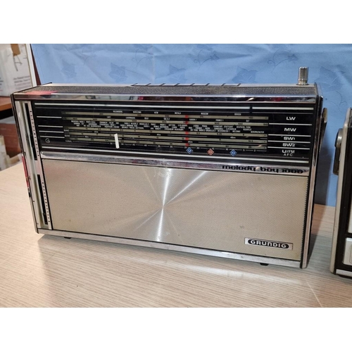 7 - 2 x Vintage Radios; Grundig Melody Boy 1000 and Grundig C3200 Automatic, (Untested), (2)