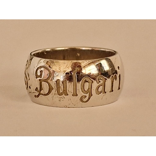 101 - Bvlgari 'Save the Children' Silver Ring, Issued in 2009 by Bvlgari in their 125th Anniversary Year a... 