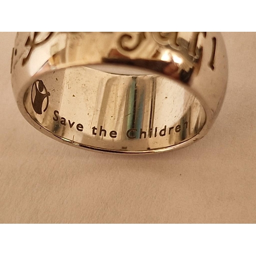 101 - Bvlgari 'Save the Children' Silver Ring, Issued in 2009 by Bvlgari in their 125th Anniversary Year a... 